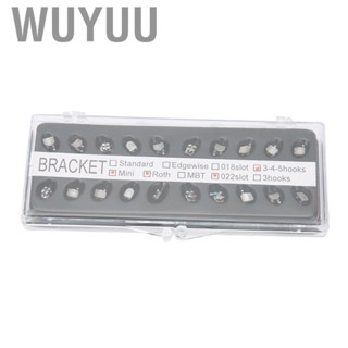 Wuyuu 20Pc  Metal Dental Bracket Brace Self-Lighting Dentist Material