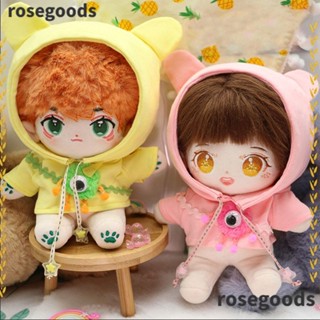 Rosegoods1 เสื้อฮู้ดดี้ แฮนด์เมด อุปกรณ์เสริม สําหรับตุ๊กตา 1/12 BJD 20 ซม.