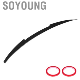 Soyoung Car Rear Spoiler Wing High Kick Truck Lip Glossy Black for V Type Fit Audi A3 S3 8V Sedan auto accessories