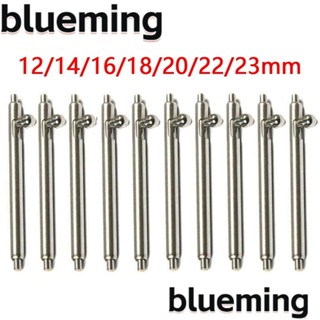 Blueming2 สปริงบาร์สวิตช์เดี่ยว สเตนเลส เส้นผ่าศูนย์กลาง 1.5 มม. 12 14 16 18 20 22 23 มม. อุปกรณ์เสริม แบบเปลี่ยน สําหรับนาฬิกาข้อมือ 10 ชิ้น ต่อล็อต