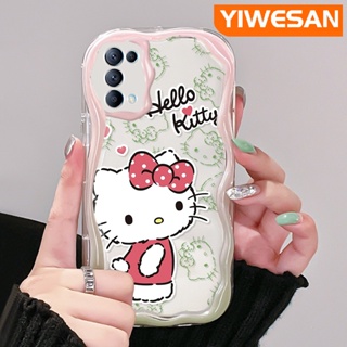 เคสมือถือ แบบนิ่ม แบบใส ลายการ์ตูนคิตตี้ กันกระแทก สําหรับ OPPO Reno 5 5G Reno 5K 5G Find X3 Lite