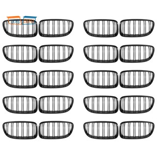 กระจังหน้ารถยนต์ สีดําวาว สําหรับ BMW E90 LCI 3-Series Sedan/Wagon 2009-2011 10 คู่