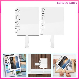 Uiran.th กรอบรูป พิมพ์ลาย สําหรับตกแต่งโต๊ะ DIY 2 ชิ้น