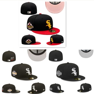 Hip-Hop Hat Fully Enclosed Non-Adjustable Hip-Hop Embroidery Sunscreen Baseball Cap Reverse Wearing Sox Size Cap Flat Brim Cap THYC