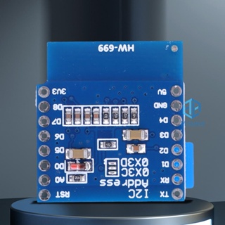 Iic/i2c บอร์ดหน้าจอแสดงผล OLED เรืองแสงในตัว 3.3V 3.3V 64x48 พิกเซล SSD1306 สําหรับ D1 MINI [Missece.th]