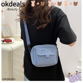 Okdeals กระเป๋าสะพายข้าง อเนกประสงค์ เรียบง่าย หลากสี