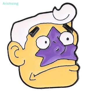 &lt;Arichsing&gt; เข็มกลัดโลหะผสม ลายการ์ตูน SpongeBob SquarePants Patrick Star สร้างสรรค์ สําหรับตกแต่งกระเป๋า