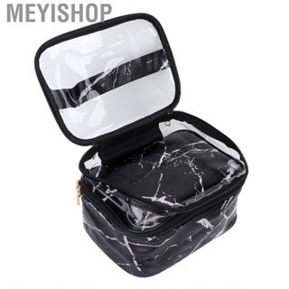 Meyishop Double Layer Cosmetic Bag High Load PVC Carry Travel For AOB