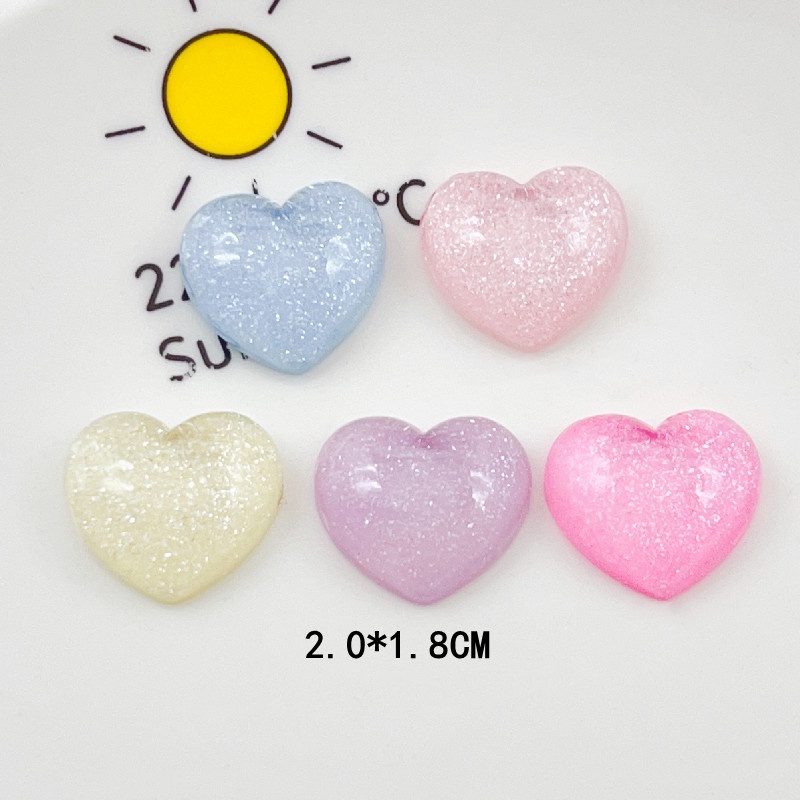 [2 #] Jibbitz Crocs กิ๊บติดผมเรซิ่นใส รูปไอศกรีมกลิตเตอร์ อุปกรณ์เสริม สําหรับตกแต่งรองเท้า DIY QP