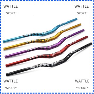 Wattle แฮนด์บาร์ โลหะผสมอลูมิเนียม สีดํา สีแดง สีฟ้า 720 มม. 780 มม. สําหรับจักรยานเสือภูเขา MTB