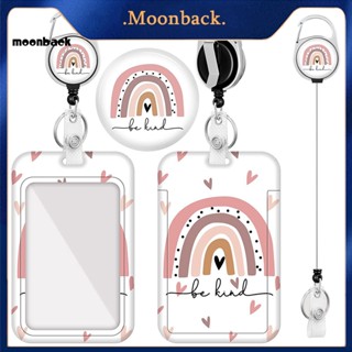 &lt;moonback&gt; ป้ายชื่อ ID สีรุ้ง ไม่เป็นรอยง่าย สําหรับสํานักงาน