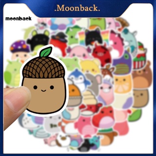 &lt;moonback&gt; สติกเกอร์ ลายการ์ตูนกราฟฟิตี้ มีกาวในตัว สําหรับติดตกแต่งสมุดโน้ตบุ๊ก จักรยาน รถยนต์ สมุดภาพ ขวดน้ํา 50 ชิ้น