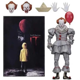 NECA Stephen Kings It the Clown Pennywise PVC Horror Action Figure Model gift