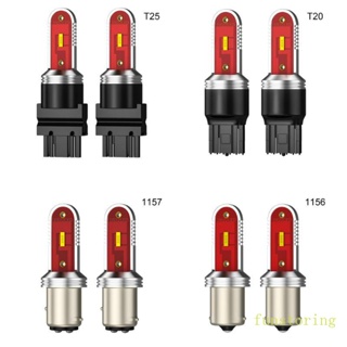 Fun หลอดไฟตัดหมอก LED 1156 1157 T20 T25 พลังงานสูง สําหรับรถยนต์ 2 ชิ้น