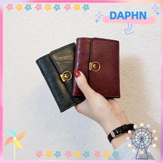 Daphs กระเป๋าสตางค์ ใบสั้น ขนาดเล็ก ใส่บัตรได้ สําหรับผู้หญิง