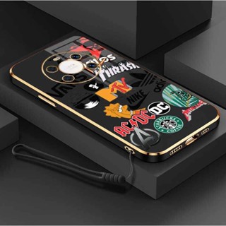 เคสโทรศัพท์มือถือ ซิลิโคนนิ่ม กันรอยกล้อง พร้อมสายคล้อง สําหรับ Honor X9 4G