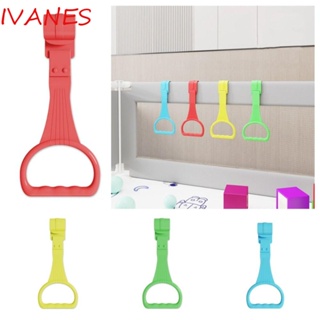 Ivanes แหวนดึง แบบพลาสติก สีพื้น อุปกรณ์เสริม สําหรับเด็กทารก