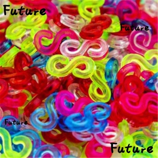 Future ชุดคลิปยางถัก สําหรับทําเครื่องประดับ DIY