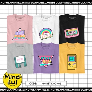 MINIMAL RETRO GRAPHIC TEES PRINTS | MINDFUL APPAREL T-SHIRT_02