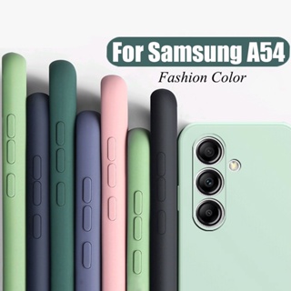 เคสโทรศัพท์ ซิลิโคนนิ่ม ทรงสี่เหลี่ยม ป้องกันกล้อง กันกระแทก สําหรับ Samsung Galaxy A04 A14 LTE A34 A54 A 34 A 54 4G 5G