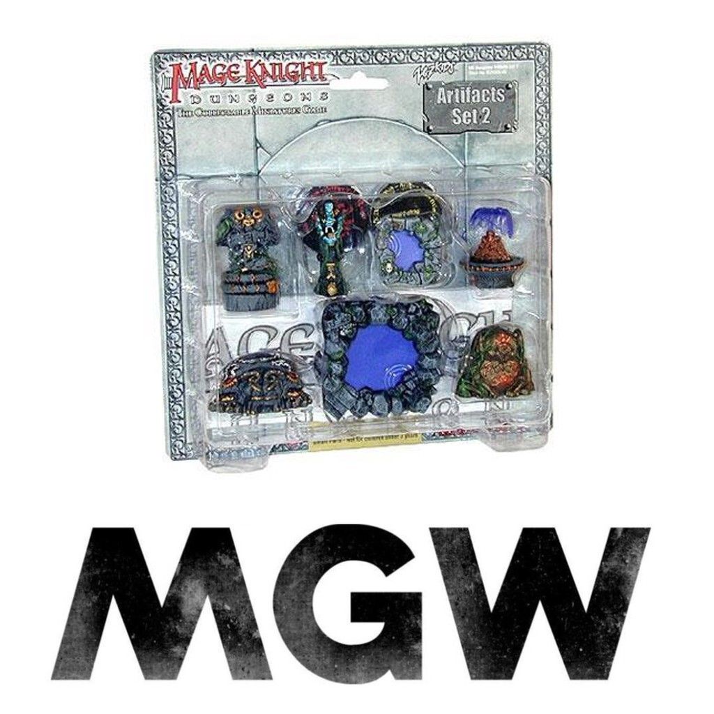 Wizkids Mage Knight Dungeons Collectible Miniatures เกมสิ่งประดิษฐ์ชุด 2 ใหม่เอี่ยมปิดผนึก