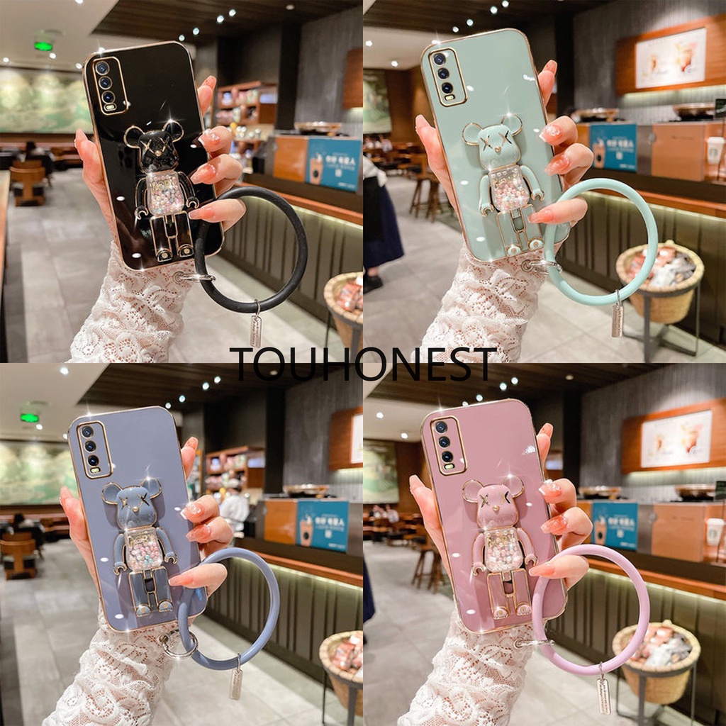 เคส Xiaomi 12 Lite เคส Xiaomi 11T Pro Casing Xiaomi 12T Pro Cases Xiaomi 12 Pro Cover Xiaomi 12S 12X Case Xiaomi 13 Case Xiaomi Mix 4 Case Xiaomi Civi 2 Case Xiaomi Mi 10S Case TPU Anime Cartoon Cute Kaws Bear Stand With Ring Phone Case TT โทรศัพท์มือถือ