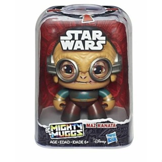 ของเล่นฟิกเกอร์ การ์ตูนดิสนีย์ Maz Kanata Star Wars Hasbro Mighty Muggs สําหรับเด็ก