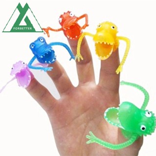 FORBETTER Educational Toys Finger Puppets Party Favor Hand Puppets Fright Dinosaur Children Gifts Parents Storytelling Props Toys Puppet Finger Toys Party Bag Fillers Fun Finger Doll