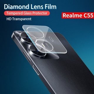 ฟิล์มกันรอยเลนส์กล้อง 3D สําหรับ Realme C55 NFC 5G 2023 RealmeC55 C 55 C55NFC