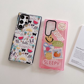 เคสโทรศัพท์มือถือ ลาย Hello Summer พร้อมที่ตั้งวาง สําหรับ Samsung S20 S20+ S20U S21 S21+ S21U S22 S22+ S22U S23 S23+ S23U