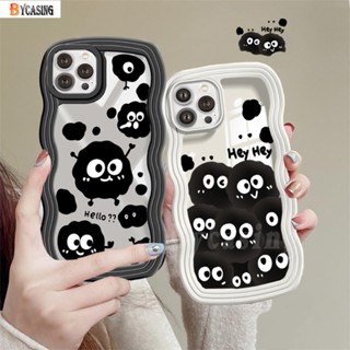 เคสโทรศัพท์มือถือ แบบใส ลายมอนสเตอร์ผี ขอบหยัก สําหรับ OPPO A77S A17 A17k A57 4G Reno 8T A16 A16K A16E A55 A95 A96 A76 A74 A12 A5s A15 A54 A7 A53 A3s A31 A52 A92 F9 F11