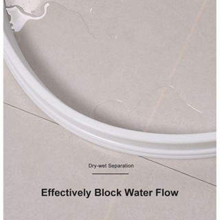 ชั้นวางของ Mastersat  ยางกันน้ำ ยางกั้นห้องน้ำ ที่กั้นในห้องน้ำ ความยาว 60 ซม. ความสูง 5 ซม. ยางนิ่ม กันน้ำเปียกสีขาว