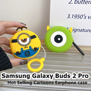 【Trend Front】เคสหูฟัง แบบนิ่ม ลายการ์ตูน สําหรับ Samsung Galaxy Buds 2 Pro 2 Pro