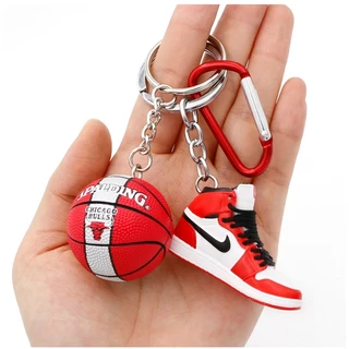 AJ รองเท้า mold keyfob nba บาสเกตบอล kobe มินิบาสเกตบอลของขวัญเครื่องประดับรองเท้า