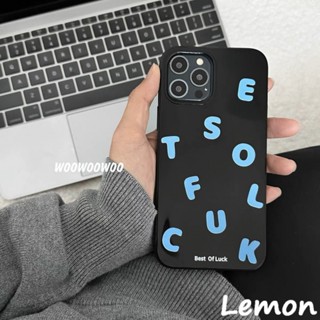 [Lemon] เคสโทรศัพท์มือถือแบบนิ่ม ลายตัวอักษร มะนาว แวววาว เรียบง่าย สําหรับ Iphone 14pro 14promax 13 13pro 13promax 11 12 12pro 12promax XR XSMAX 7P 8P MINI