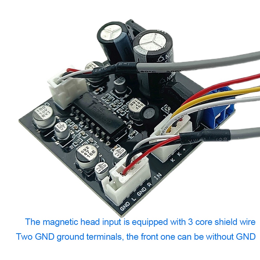 Pcbfun TA7668 บอร์ดพรีแอมป์ แบบแม่เหล็ก
