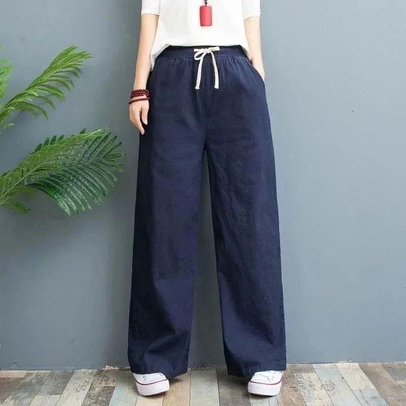 KATUN Givana Pants Loose Pants พรีเมี่ยมผ้าฝ้ายลินิน Rami Culottes