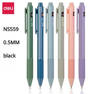 Deli Nusign Series NS559 ปากกาเซ็นชื่อ 0.5 มม. สีดํา NS558