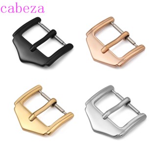 Cabeza บักเกิลสายนาฬิกาข้อมือ สเตนเลส สีดํา สีเงิน ทอง ทนทาน คุณภาพสูง 20 มม. 22 มม. อุปกรณ์เสริม สําหรับซ่อมแซมนาฬิกาข้อมือ