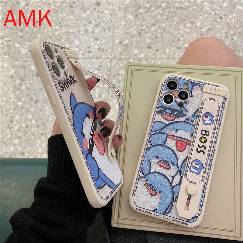 AMKปลอกรัดข้อมือOPPO Reno 14 14F 13 13F 12 12F 11 11F 10 8 Pro Plus A15 A15S A16 A16K A17 A96 A76 A54 A55 A57 A72 4g 5G Clear Sharkกันกระแทกเคสโทรศัพท์OPPO - รูปที่ 6