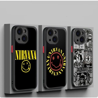 เคสโทรศัพท์มือถือแบบนิ่ม ลายโลโก้ Nirvana 47HD สําหรับ iPhone SE SE2 SE3 7 8 Plus XR XS Max 11 Pro Max