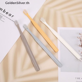 Goldensilver แปรงสีฟัน ขนแปรงนุ่ม หัวเล็ก สําหรับเดินทาง ดูแลช่องปาก 4 ชิ้น