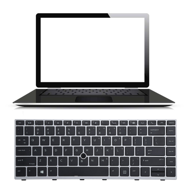 Yml3 คีย์บอร์ดแล็ปท็อป US สําหรับ HP EliteBook G5 745 G5 840 G5 846