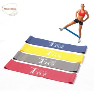 MXBEAUTY High Quality Tension Resistance Band Weight Training Workout Exercise Elastic Band Loop Cross Fit Strength 1 PCS Fitness Equipment Training Expander Ankle Loop Workout Leg Butt Lift Yoga Pilates Athletic Rubber Band/Multicolor