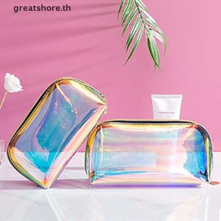 Greatshore กระเป๋าเครื่องสําอาง แบบใส แบบพกพา 1 ชิ้น