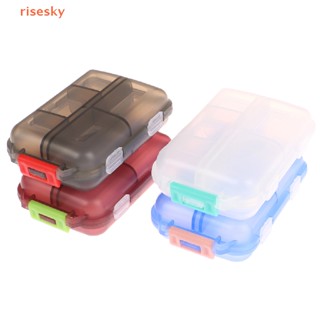 [risesky] กล่องเก็บยา แท็บเล็ต ขนาดเล็ก สําหรับเดินทาง