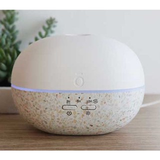 เครื่องกระจายกลิ่น Doterra Diffuser เครื่องพ่นไอน้ำ รุ่น Pebble กระจายกลิ่น ปรับสีไฟ นาน 10 ชม ตั้งเวลาเปิด ช่อง USฺฺB