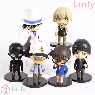 Lanfy โมเดลฟิกเกอร์ PVC รูปนักสืบโคนัน นักสืบโคนัน คิดโด้ แฮตโตรี่ ของเล่น ของสะสม สําหรับเด็ก