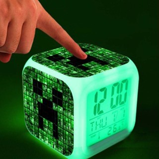  My world coolie is afraid of alarm clock, LED night light, bedside clock room decoration