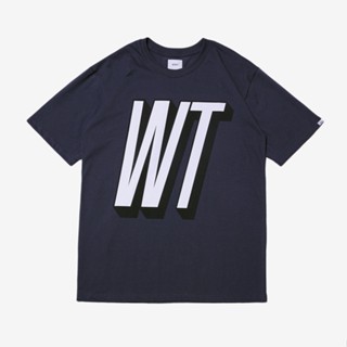 เสื้อยืดแขนสั้น ผ้าฝ้าย พิมพ์ลาย WTAPS TIMES MONOGRAM CREWNECK